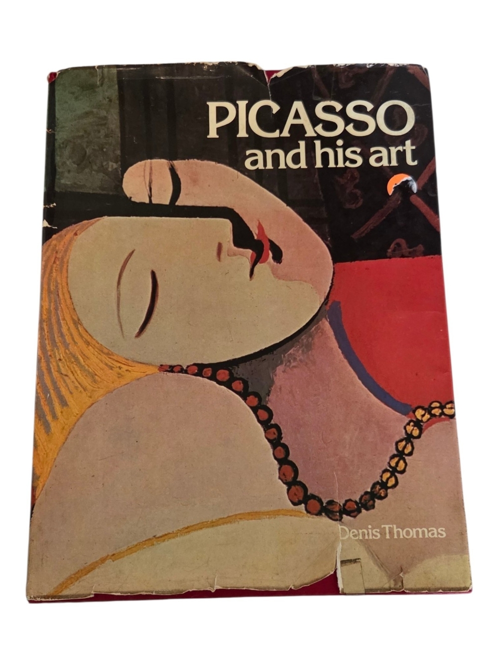 Picasso and His Art — Red, Beige, Black Art Print